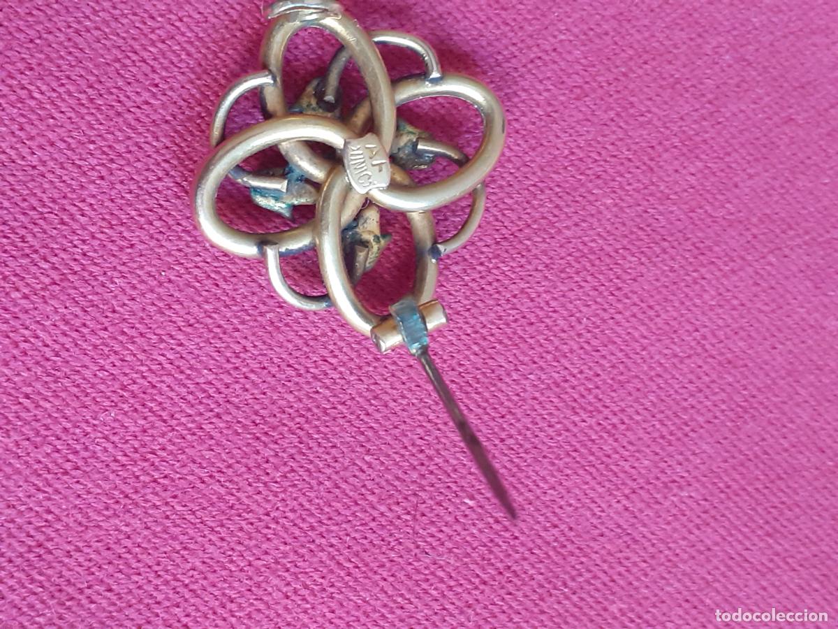 Joyeria: Broche antiguo dorado - Foto 3