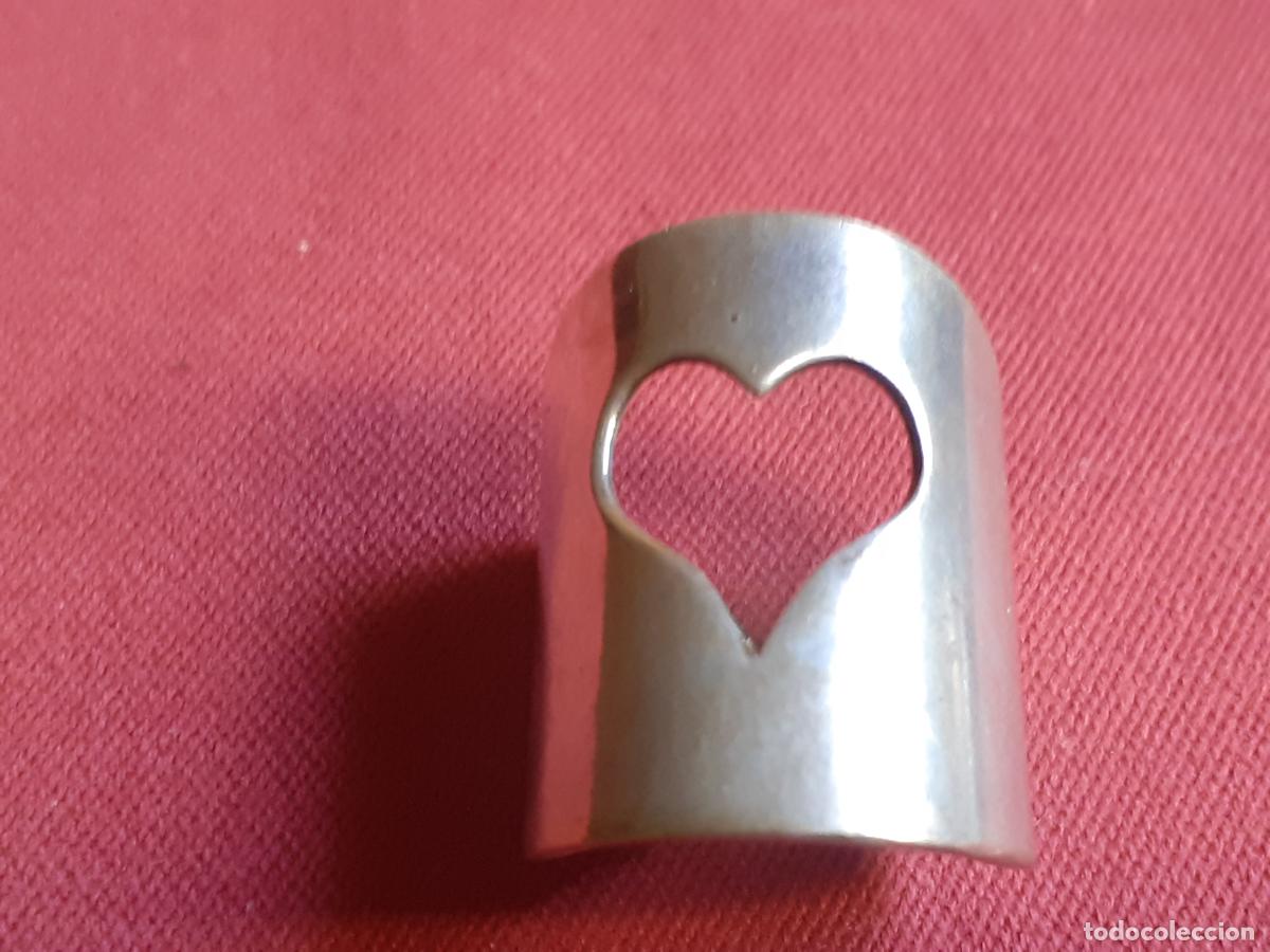 Joyeria: Anillo de plata coraz&oacute;n - Foto 1