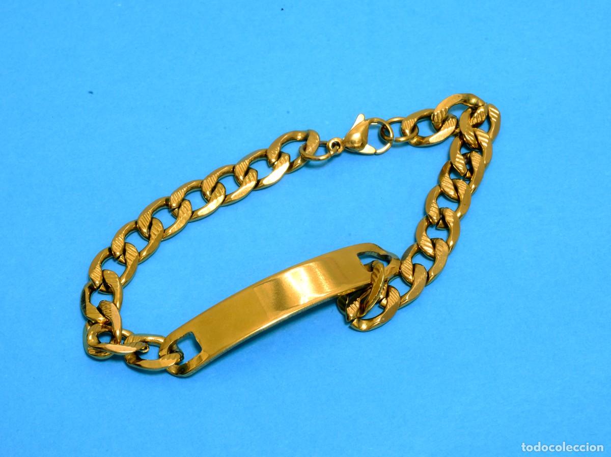 Joyeria: PULSERA BA&Ntilde;ADA EN ORO COMO NUEVA, SIN MARCAR - Foto 1