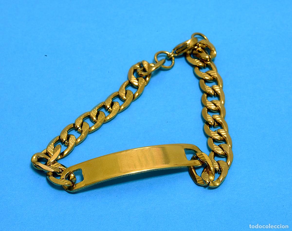 Joyeria: PULSERA BA&Ntilde;ADA EN ORO COMO NUEVA, SIN MARCAR - Foto 2