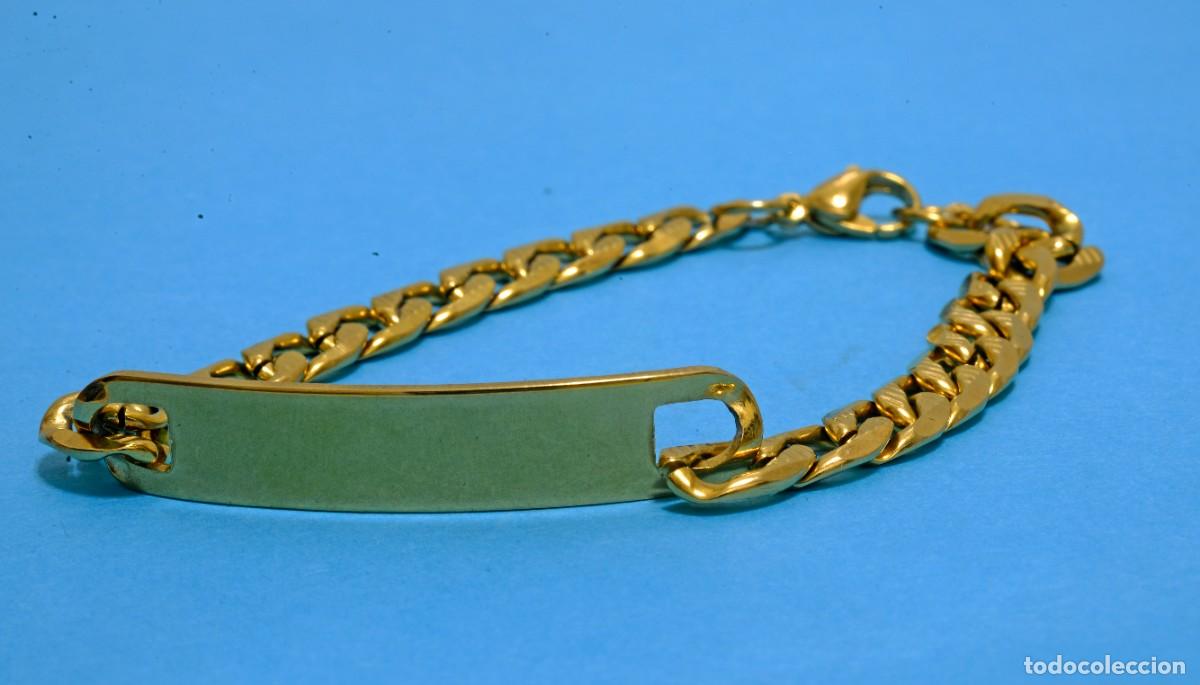 Joyeria: PULSERA BA&Ntilde;ADA EN ORO COMO NUEVA, SIN MARCAR - Foto 3