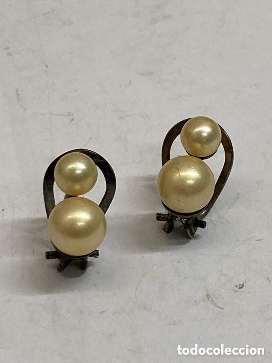Joyeria: Pendientes de plata perlas P178 - Foto 1