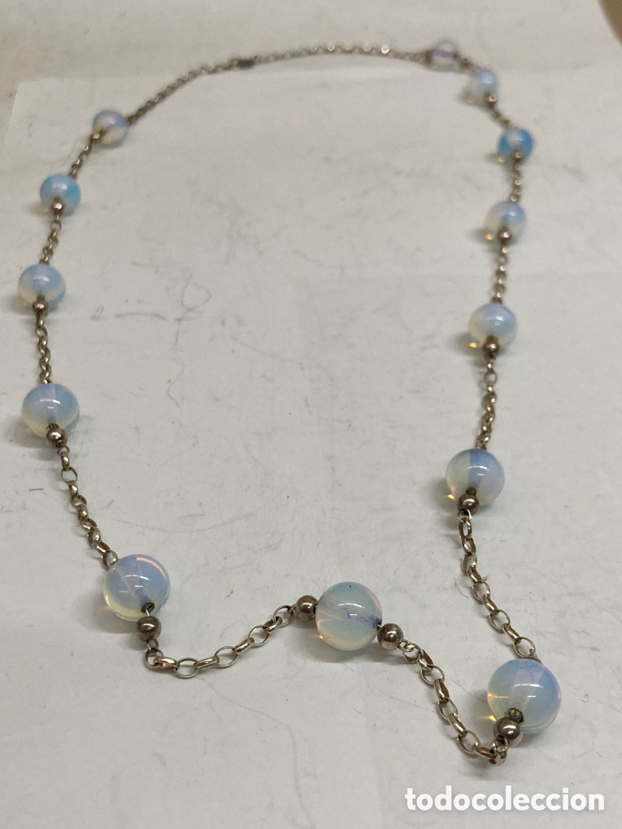 Joyeria: Collar de plata Y PIEDRA LUNA /COLL10 - Foto 1