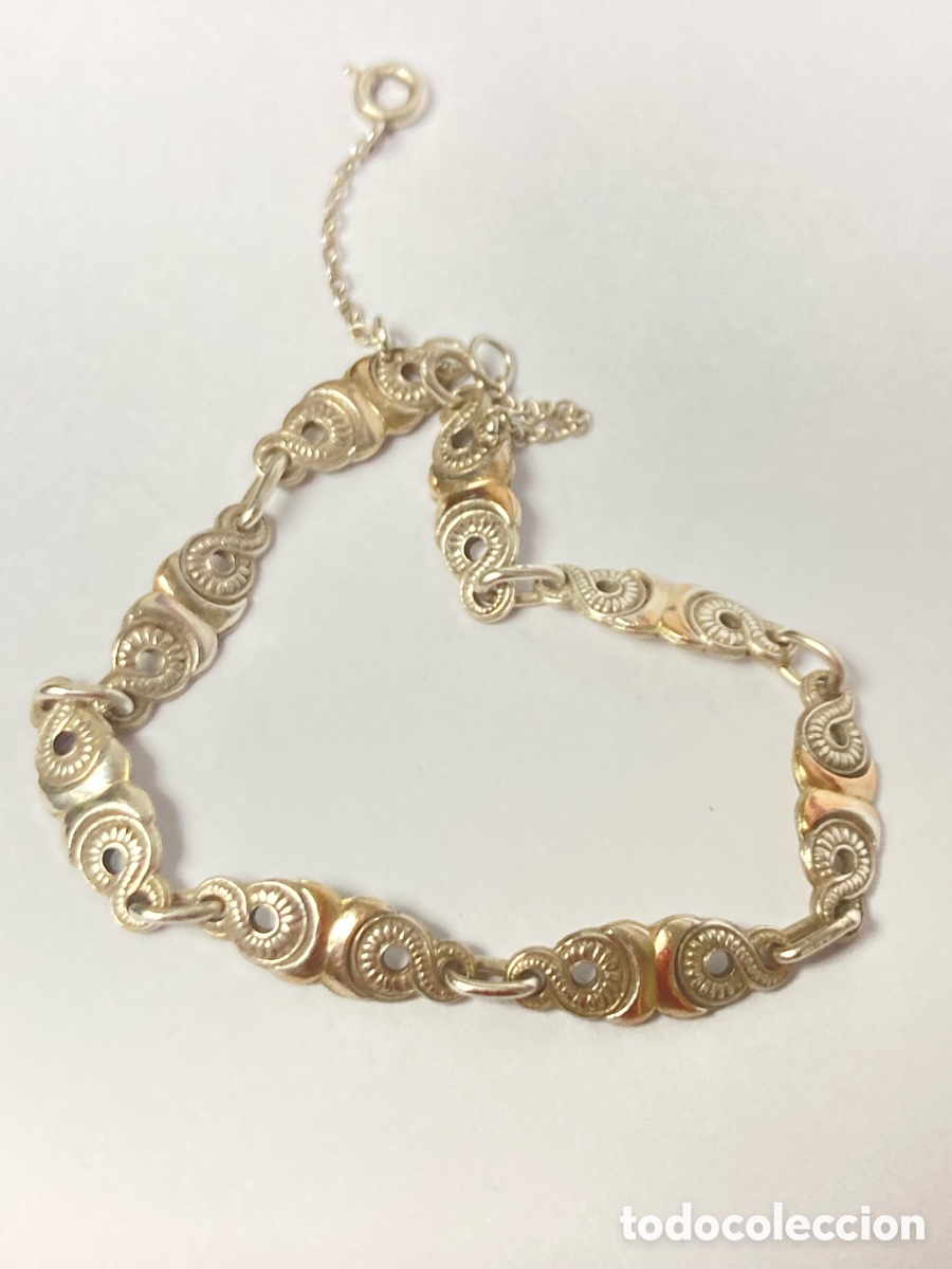 Joyeria: Pulsera art Deco de plata /pul205 - Foto 8