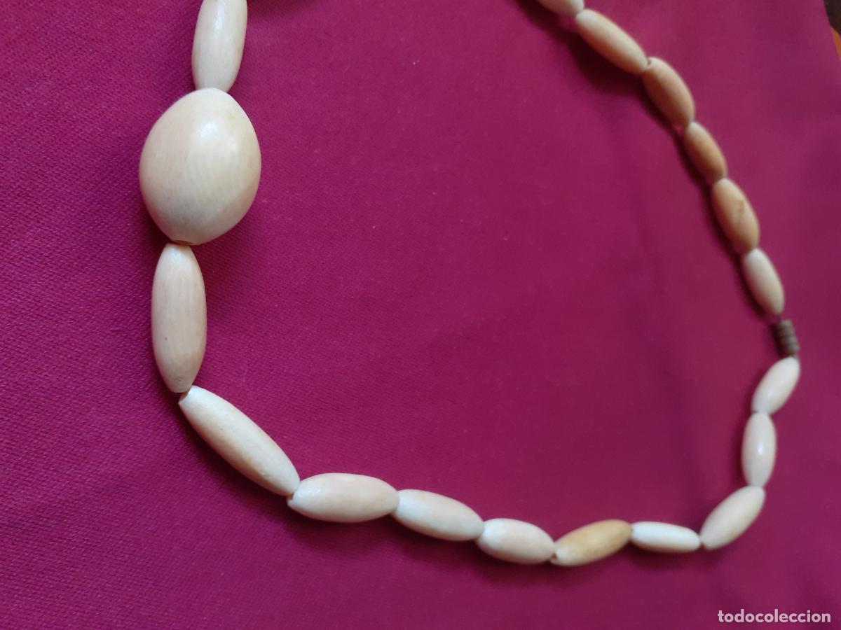 Joyeria: Collar antiguo de marfil - Foto 4