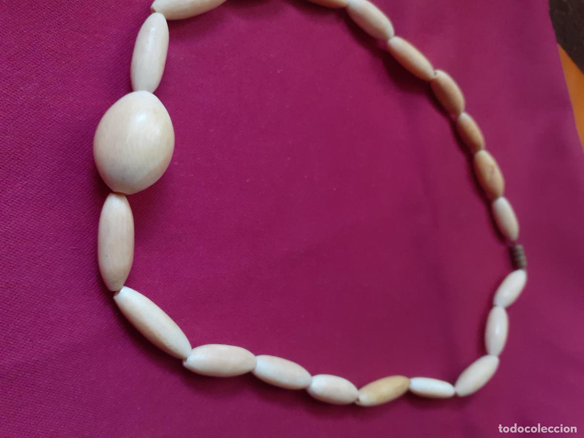 Joyeria: Collar antiguo de marfil - Foto 1