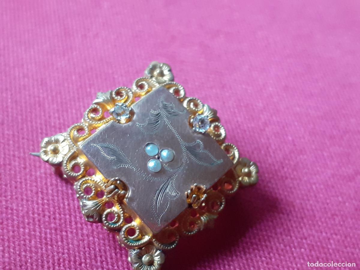 Joyeria: Broche aguja antiguo - Foto 3