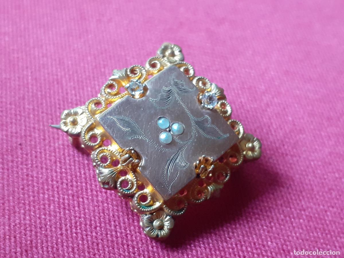 Joyeria: Broche aguja antiguo - Foto 1
