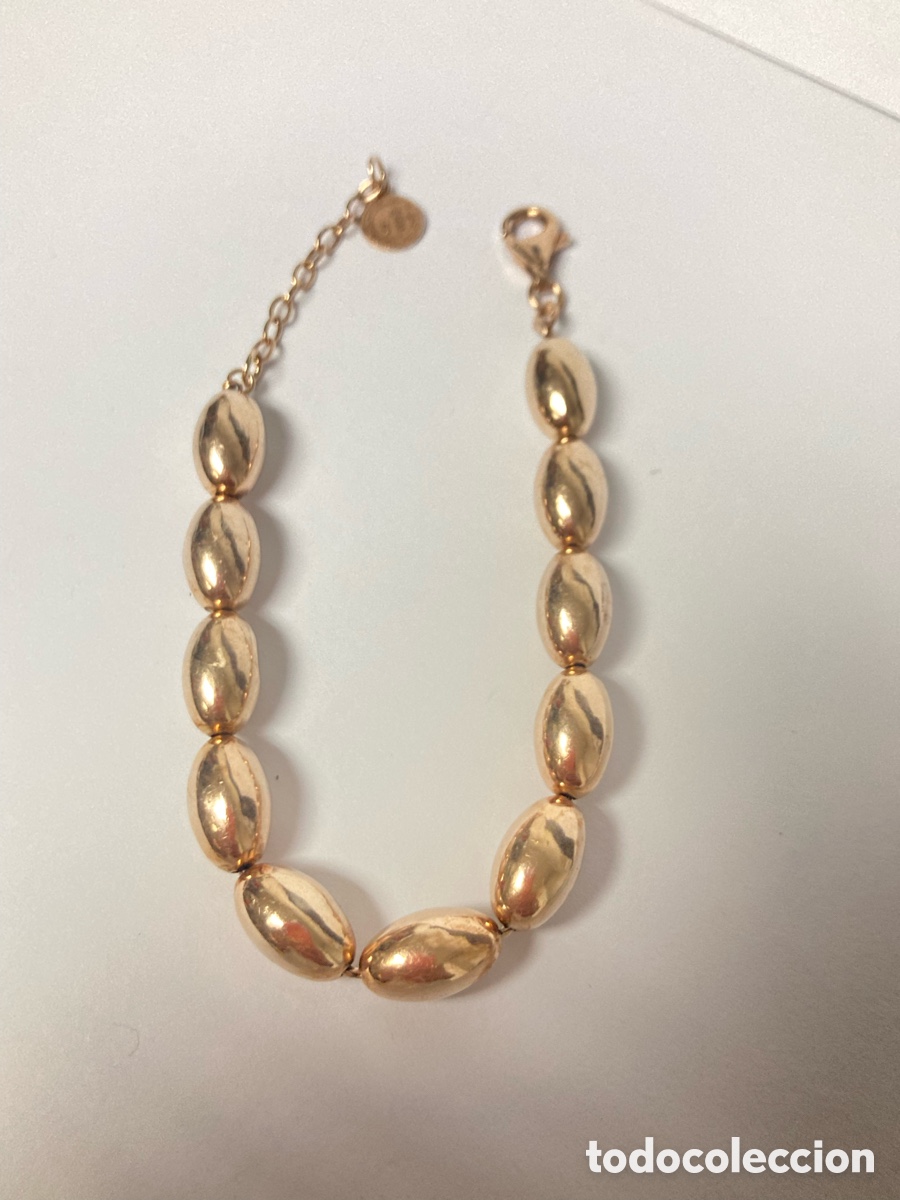 Joyeria: Pulsera de plata chapada de oro rosa/ Pul205 - Foto 2