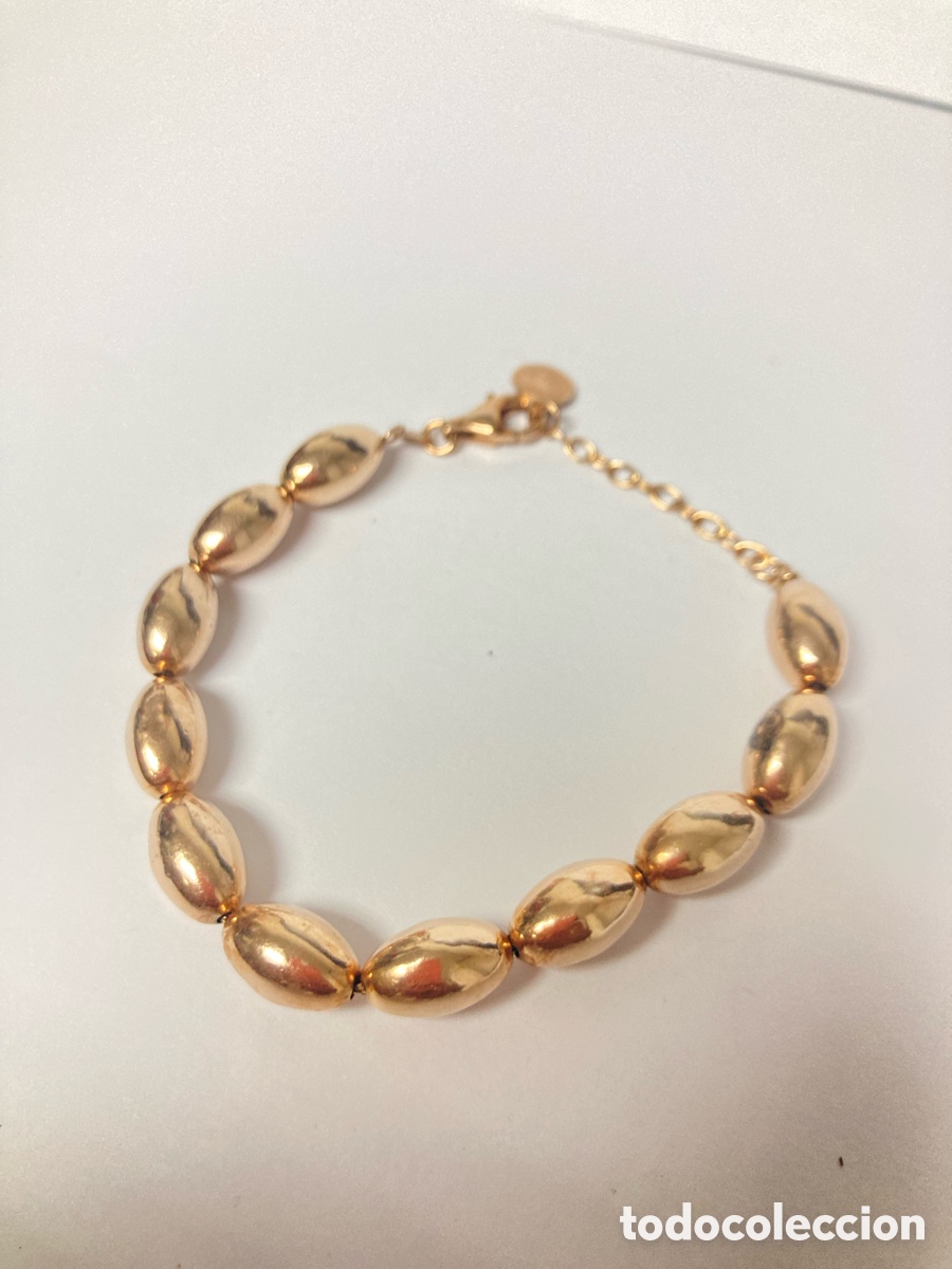 Joyeria: Pulsera de plata chapada de oro rosa/ Pul205 - Foto 1