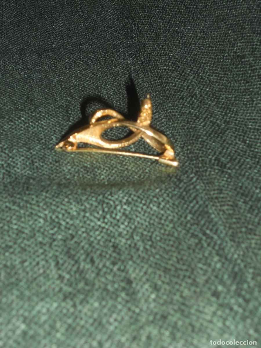 Joyeria: ANTIGUO BROCHE CON CIRCONITAS DORADO - Foto 6