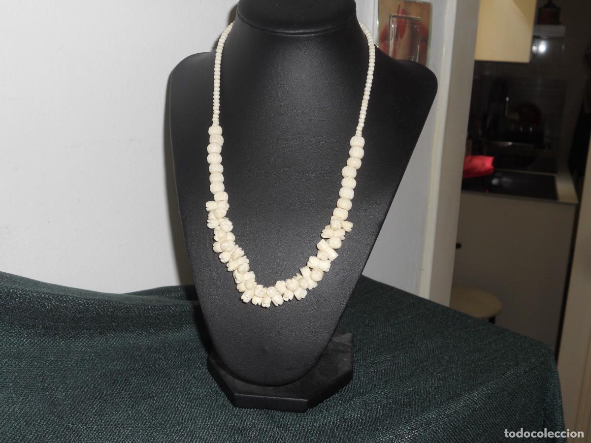 Joyeria: ANTIGUO COLLAR DE HUESO DE BUEY - Foto 2