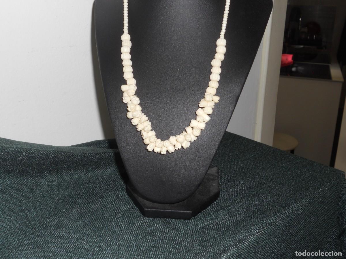 Joyeria: ANTIGUO COLLAR DE HUESO DE BUEY - Foto 3