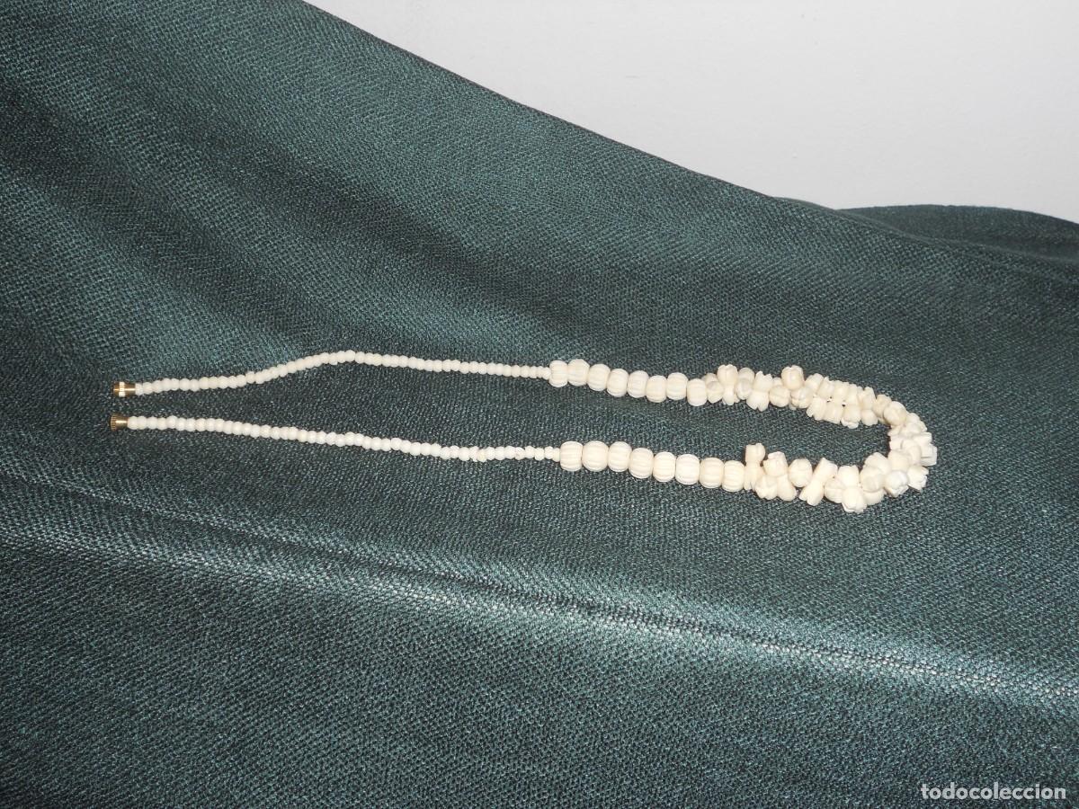 Joyeria: ANTIGUO COLLAR DE HUESO DE BUEY - Foto 4