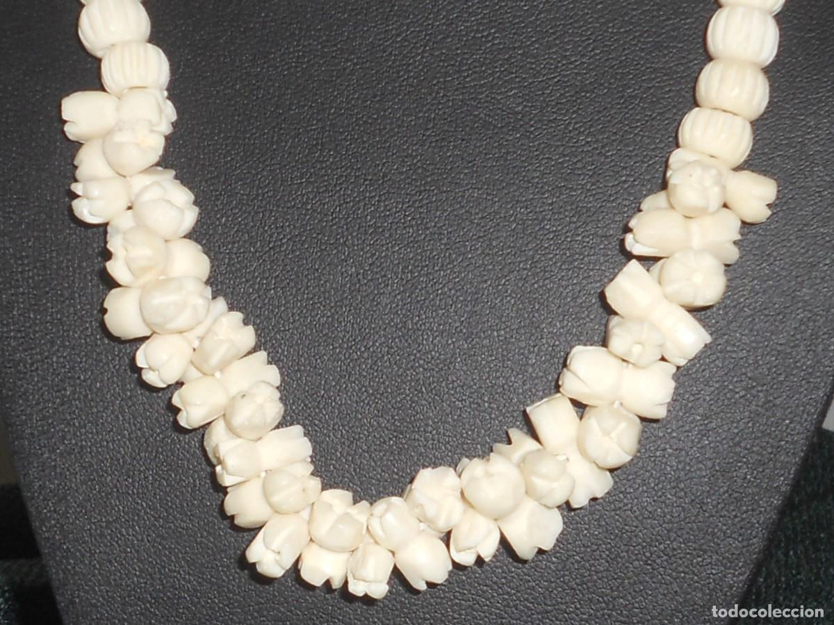 Joyeria: ANTIGUO COLLAR DE HUESO DE BUEY - Foto 7