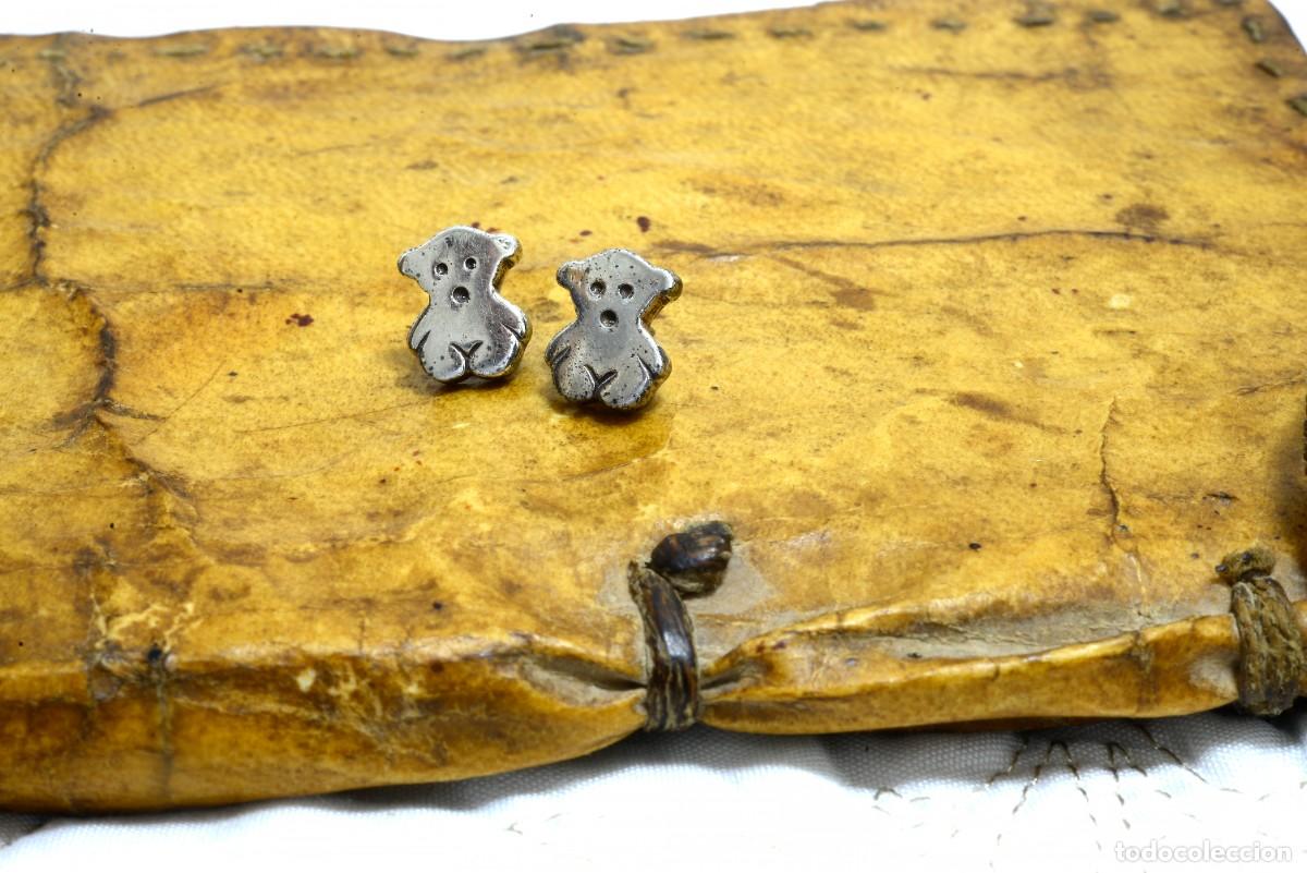 Joyeria: PENDIENTES DE PLATA: PAR DE PEQUE&Ntilde;O OSITOS - Foto 1