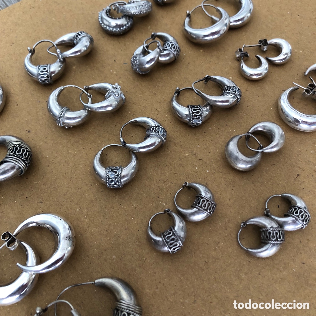 Joyeria: Lote Pendientes de Plata / P&eacute;dientes - Foto 2