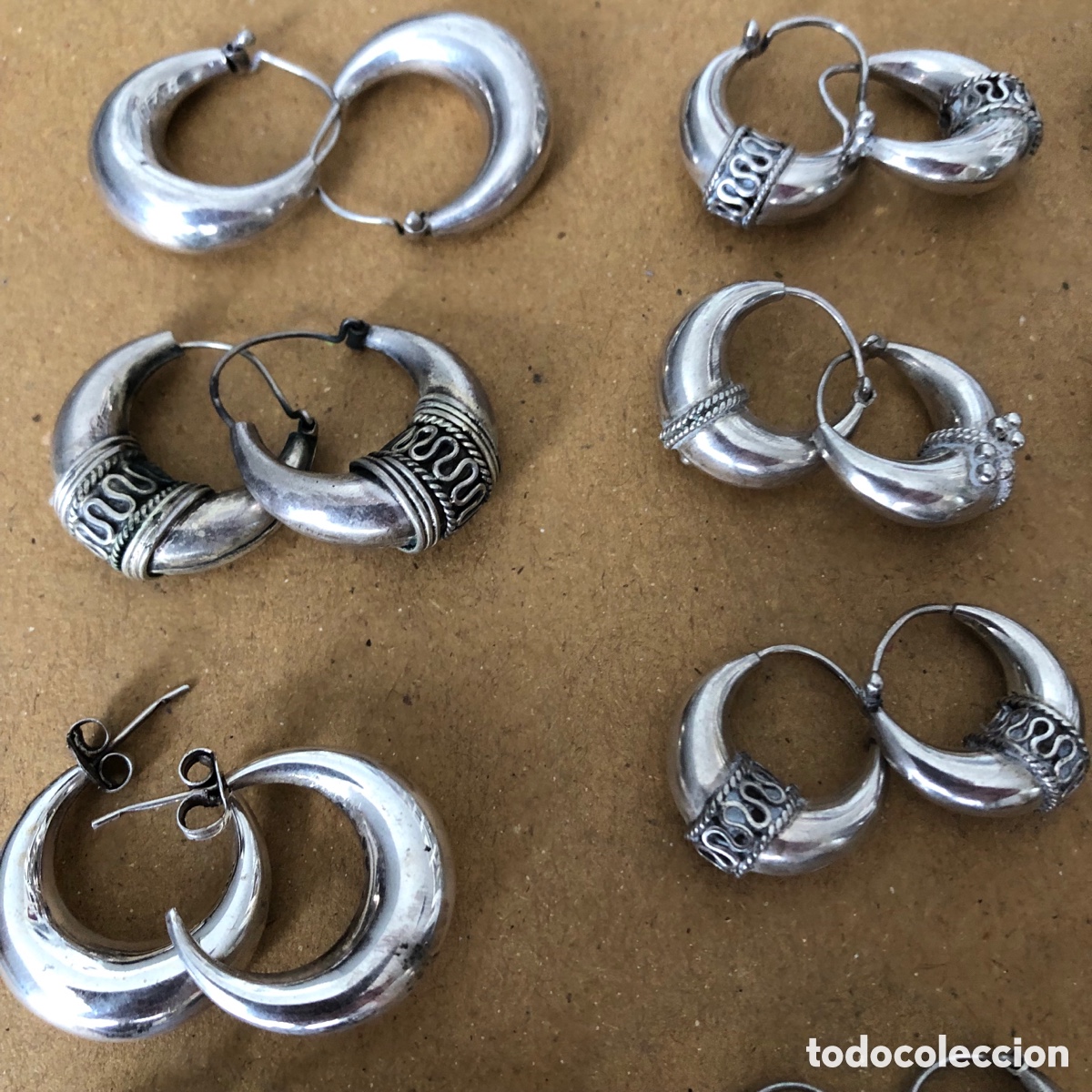 Joyeria: Lote Pendientes de Plata / P&eacute;dientes - Foto 3