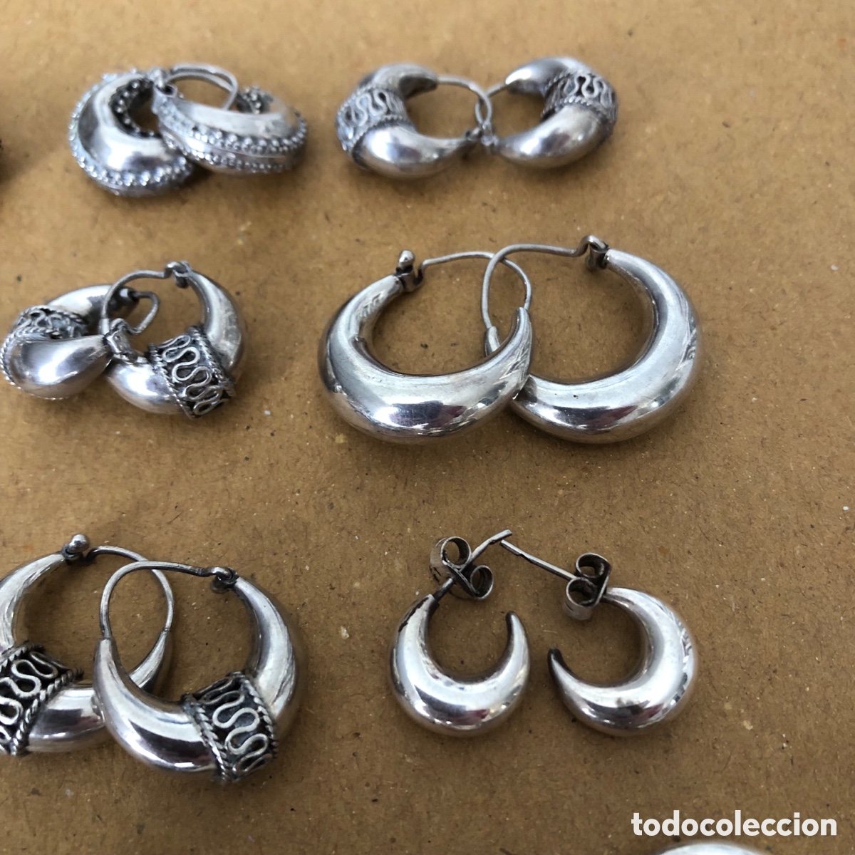 Joyeria: Lote Pendientes de Plata / P&eacute;dientes - Foto 4