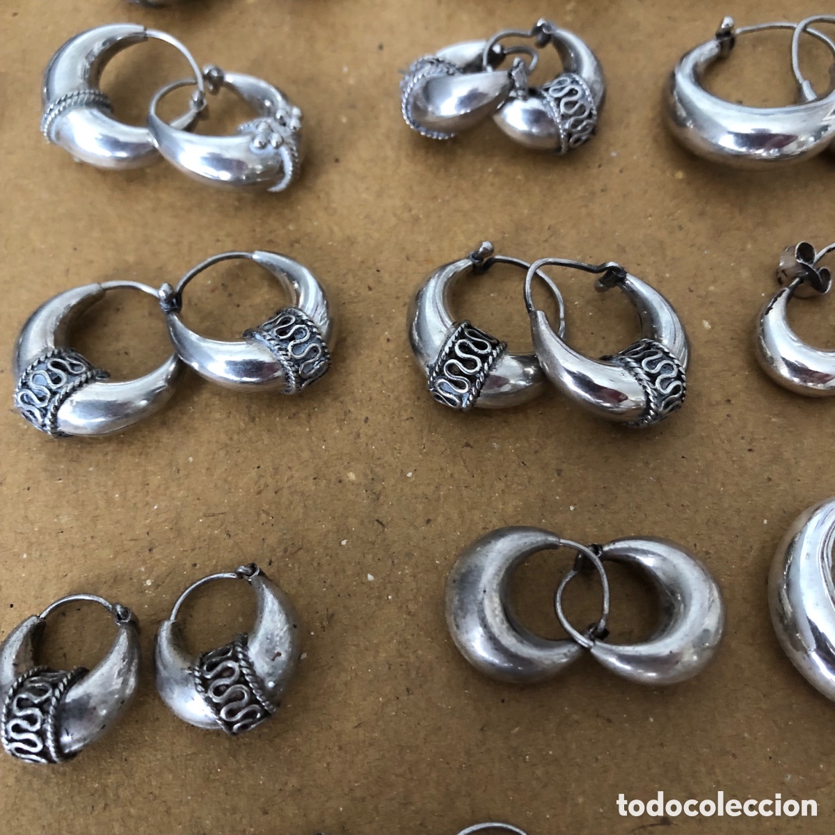 Joyeria: Lote Pendientes de Plata / P&eacute;dientes - Foto 5