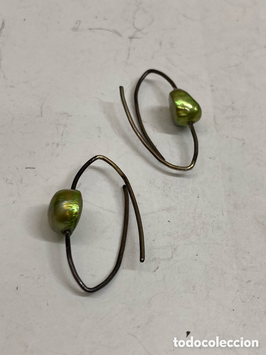 Joyeria: Pendientes de plata y perlas P180 - Foto 1