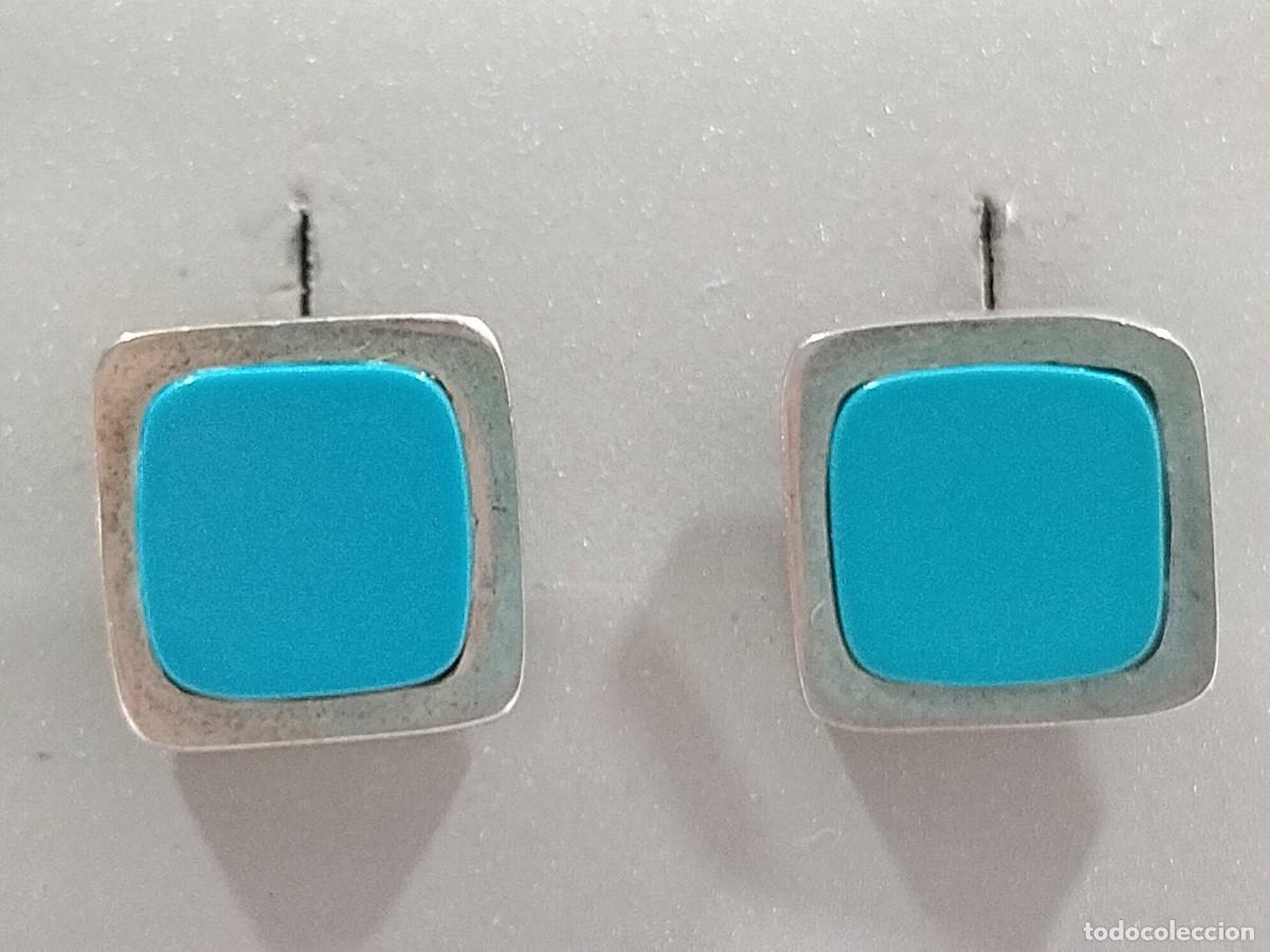 Joyeria: Collar de plata 925 y Turquesa con pendientes a juego. - Foto 4