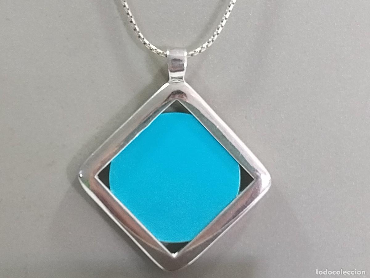 Joyeria: Collar de plata 925 y Turquesa con pendientes a juego. - Foto 5