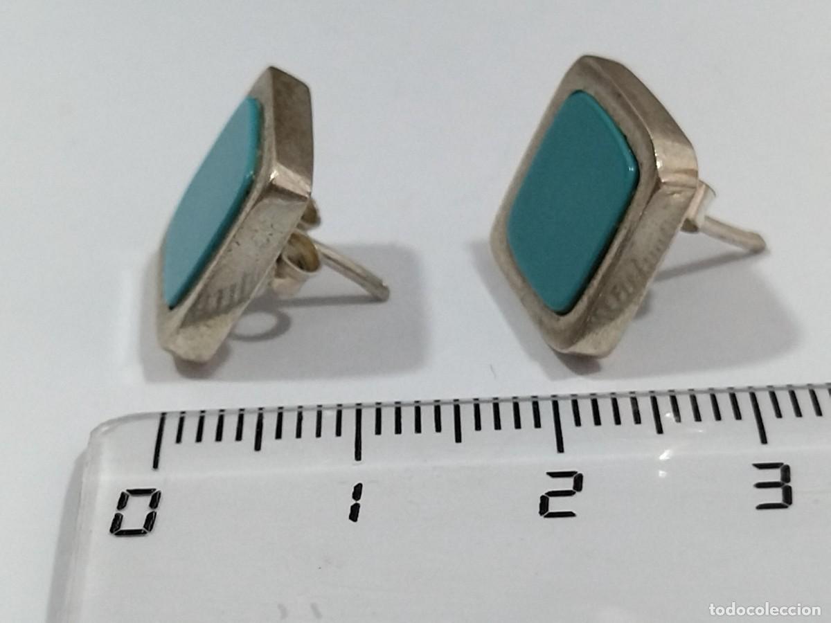 Joyeria: Collar de plata 925 y Turquesa con pendientes a juego. - Foto 7