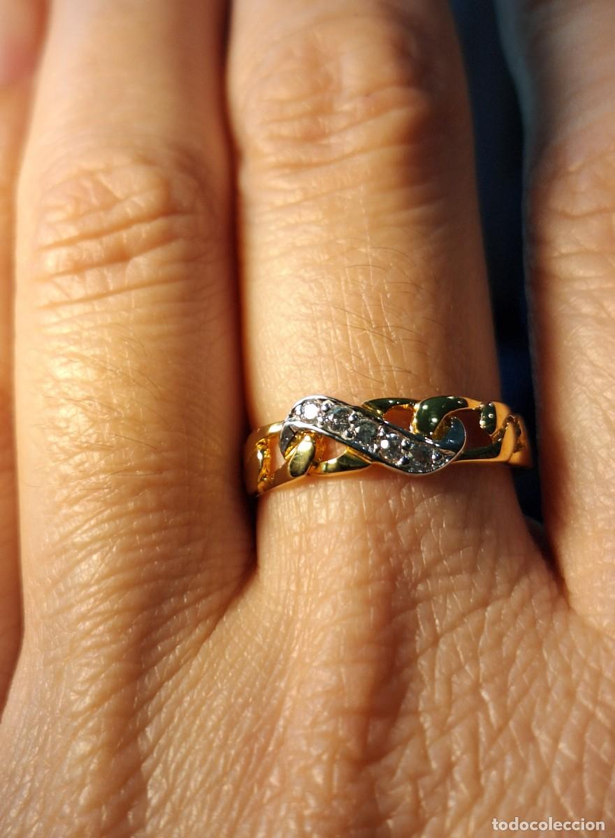 Joyeria: Anillo oro lleno banda circonitas - Foto 7