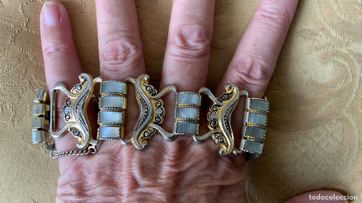 Joyeria: PULSERA VINTAGE DAMASQUINADA DE TOLEDO - Foto 6