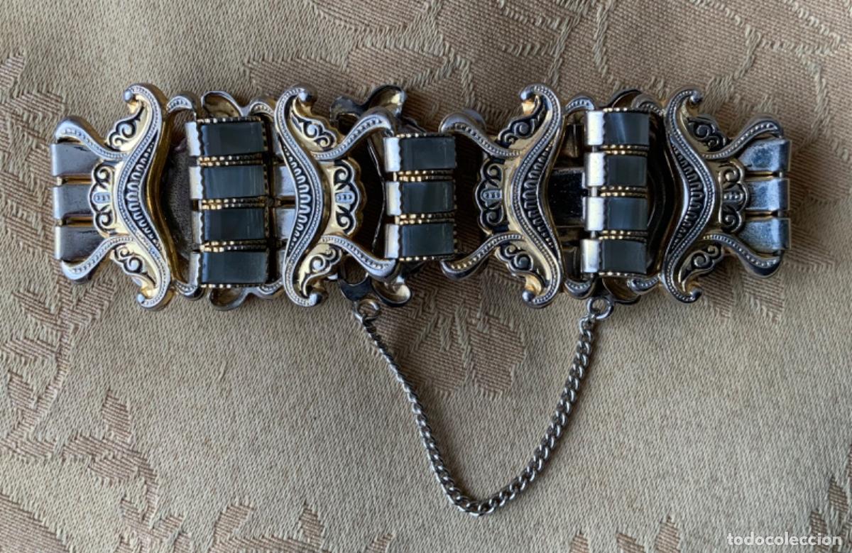 Joyeria: PULSERA VINTAGE DAMASQUINADA DE TOLEDO - Foto 12