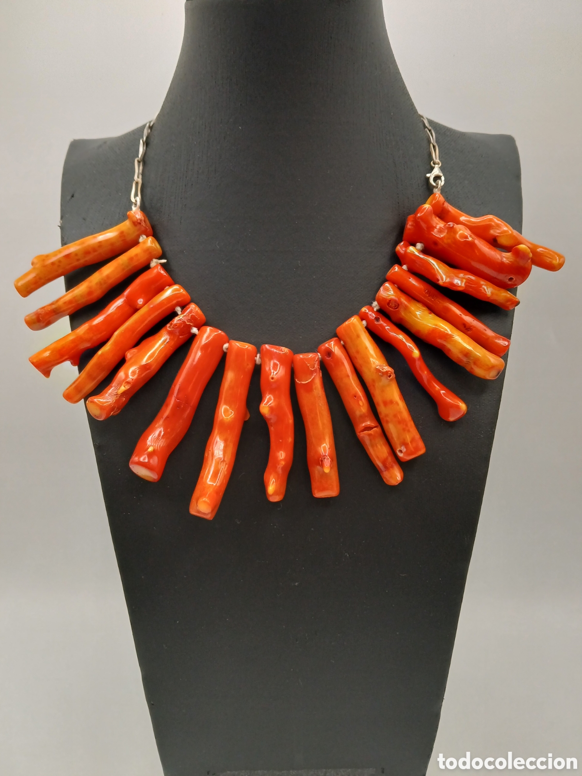 Joyeria: Collar plata 925mls y coral rojo - Foto 2