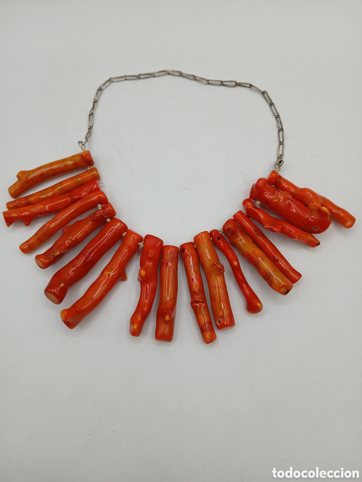 Joyeria: Collar plata 925mls y coral rojo - Foto 3