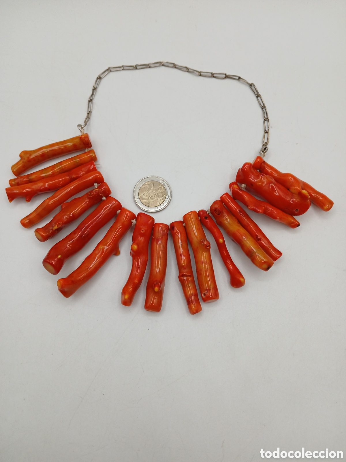 Joyeria: Collar plata 925mls y coral rojo - Foto 4