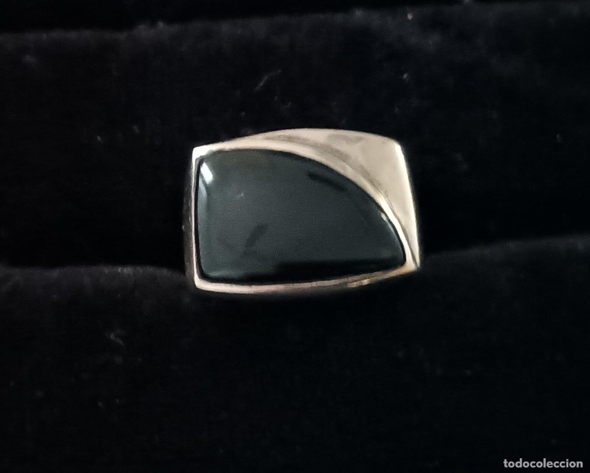 Joyeria: ANILLO DE PLATA Y ONIX - Foto 1
