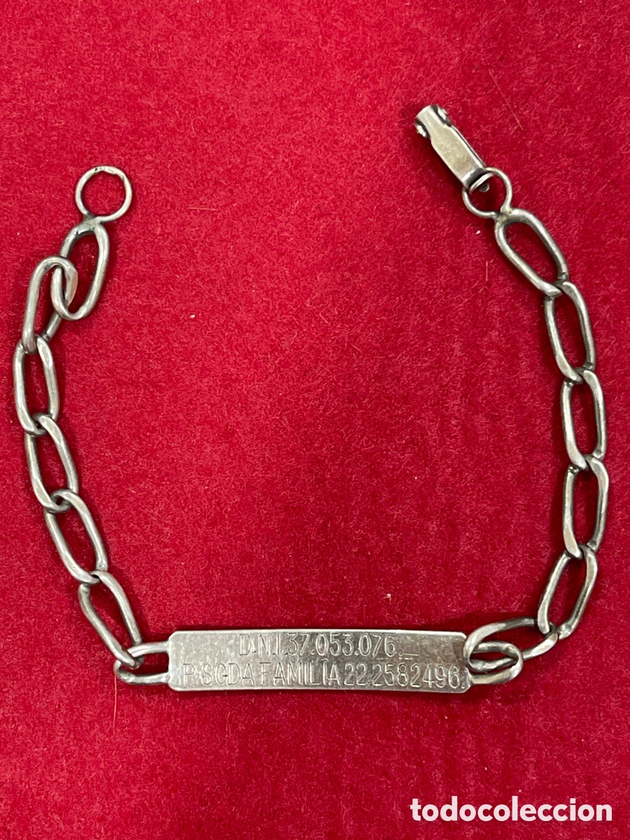 Joyeria: Pulsera tipo &ldquo;no me olvides&rdquo; en plata de ley. - Foto 2