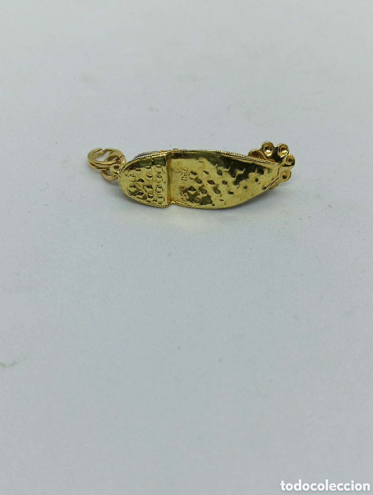 Joyeria: Colgante babucha en oro 18kts. 2,6grms. - Foto 2