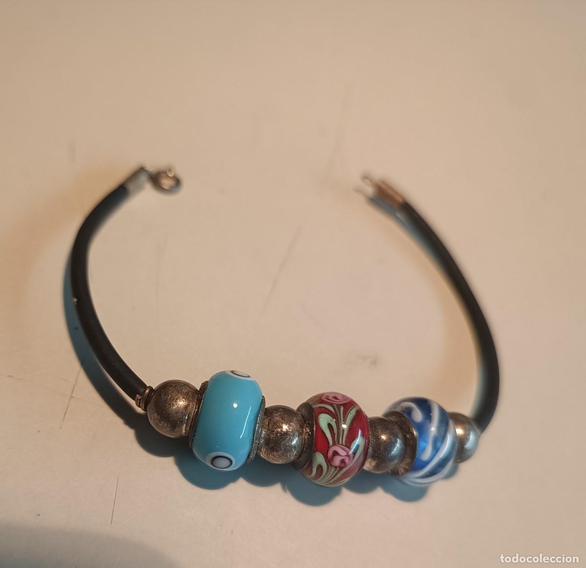 Joyeria: PULSERA ANTIGUA DE PLATA 925 Y MURANO - Foto 1