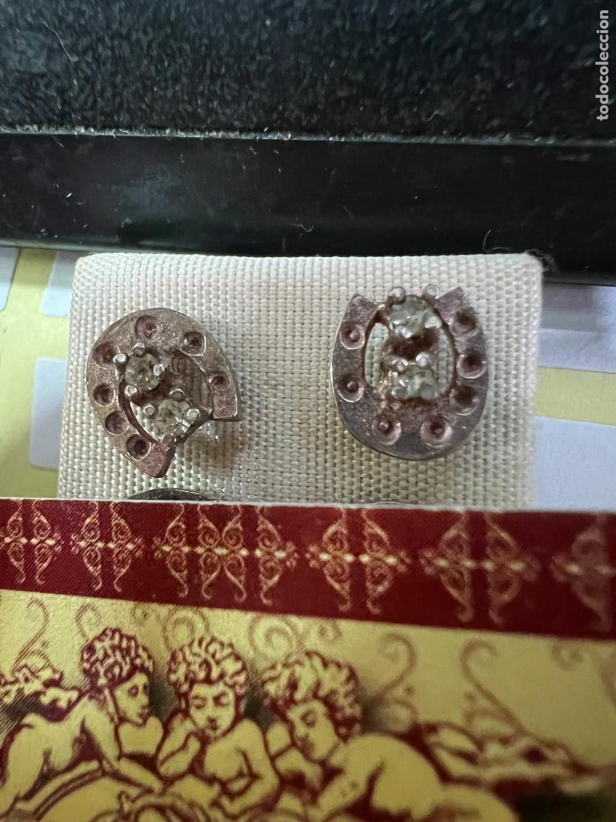 Joyeria: PAREJA DE PENDIENTES DE PLATA - MEDIDA 1 CM - Foto 1