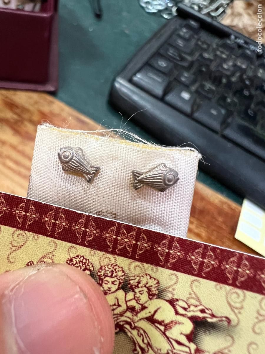 Joyeria: PAREJA DE PENDIENTES DE PLATA - MEDIDA 5 MM - Foto 1