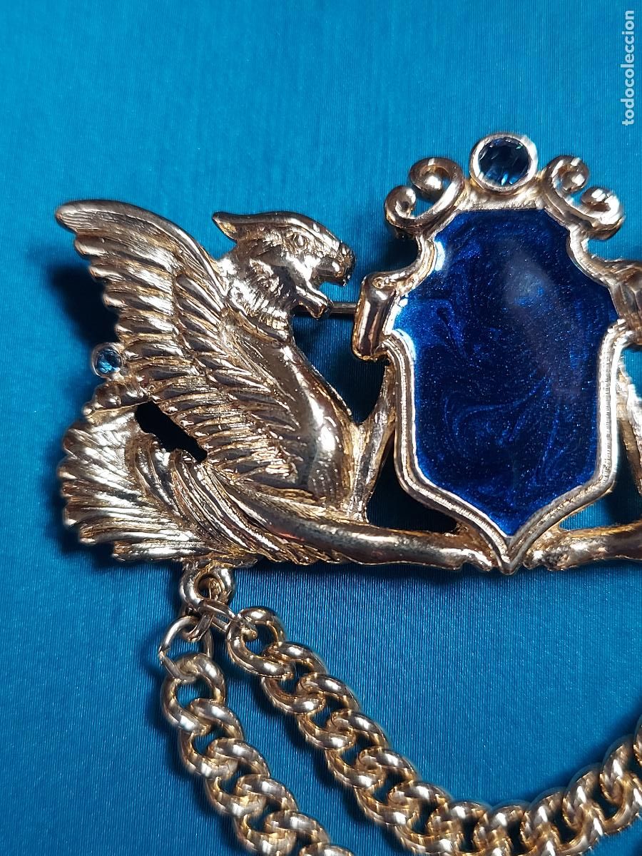 Joyeria: Broche Trifari Double Drag&oacute;n Griffin - Foto 3