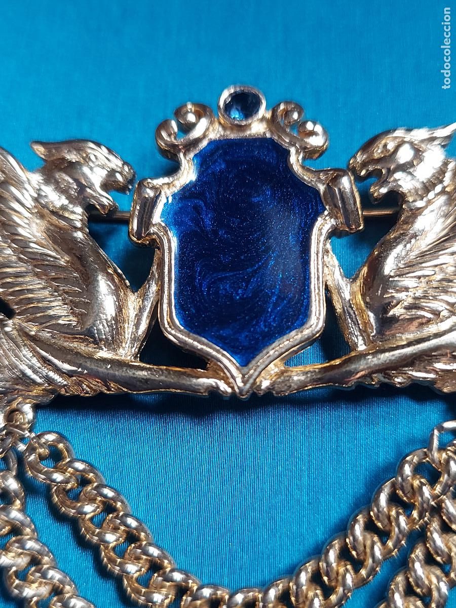 Joyeria: Broche Trifari Double Drag&oacute;n Griffin - Foto 8