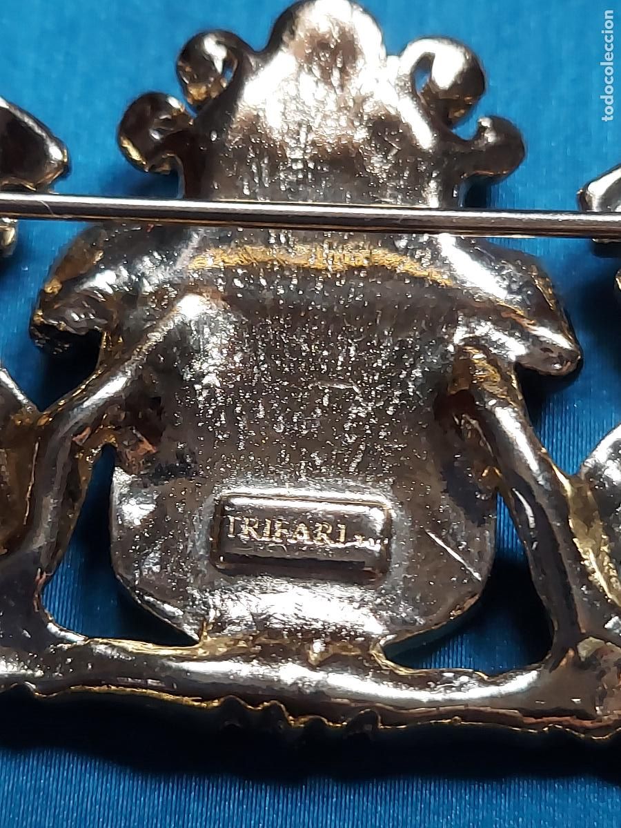 Joyeria: Broche Trifari Double Drag&oacute;n Griffin - Foto 18