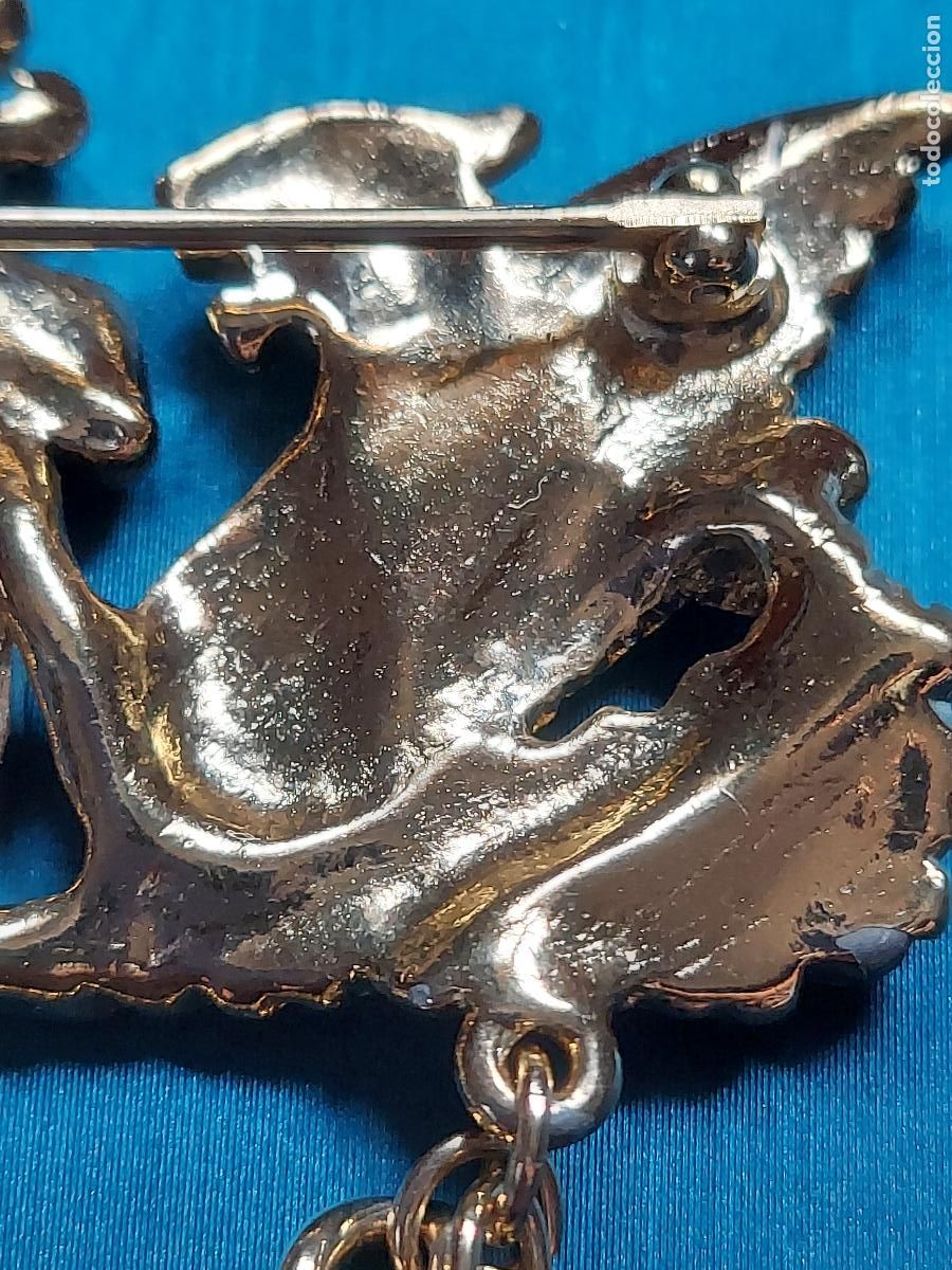 Joyeria: Broche Trifari Double Drag&oacute;n Griffin - Foto 19