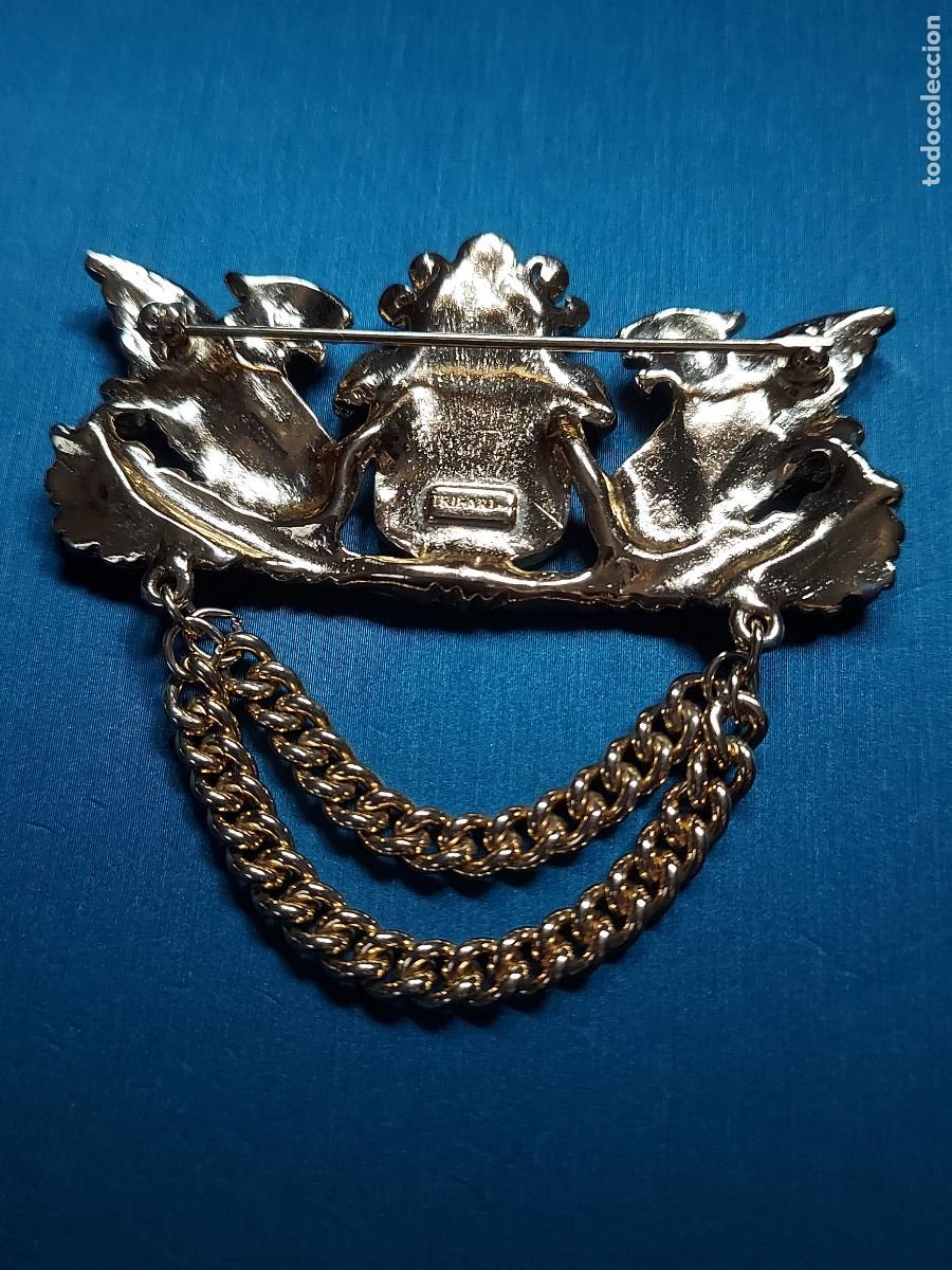 Joyeria: Broche Trifari Double Drag&oacute;n Griffin - Foto 20