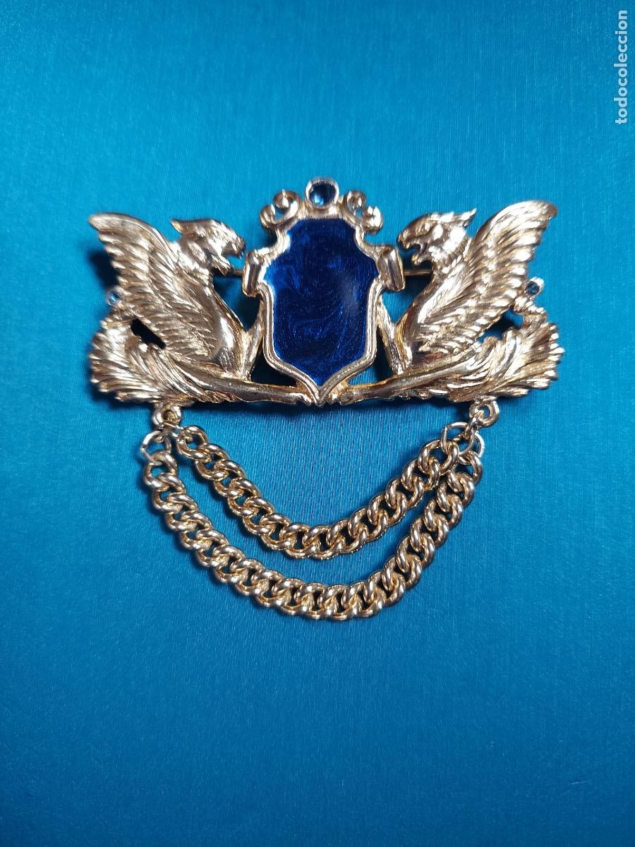 Joyeria: Broche Trifari Double Drag&oacute;n Griffin - Foto 1