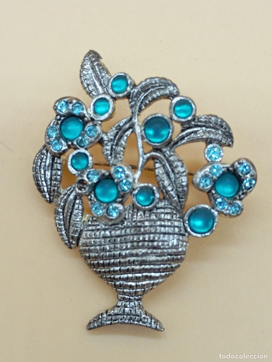 Joyeria: ANTIGUO BROCHE DE METAL VINTAGE - Foto 1