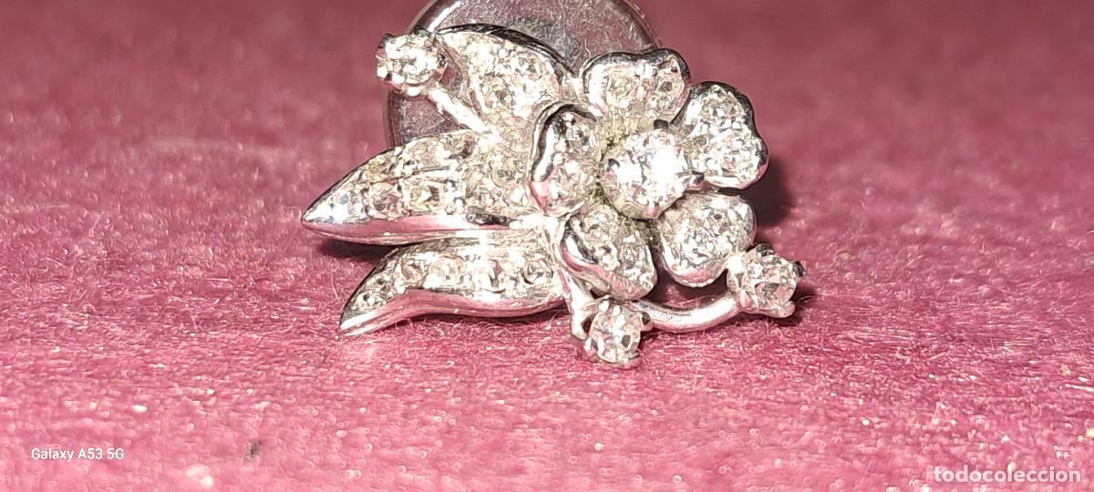 Joyeria: ANTIGUOS PENDIENTES DE PLATINO Y DIAMANTES - ref. 101 - Foto 2