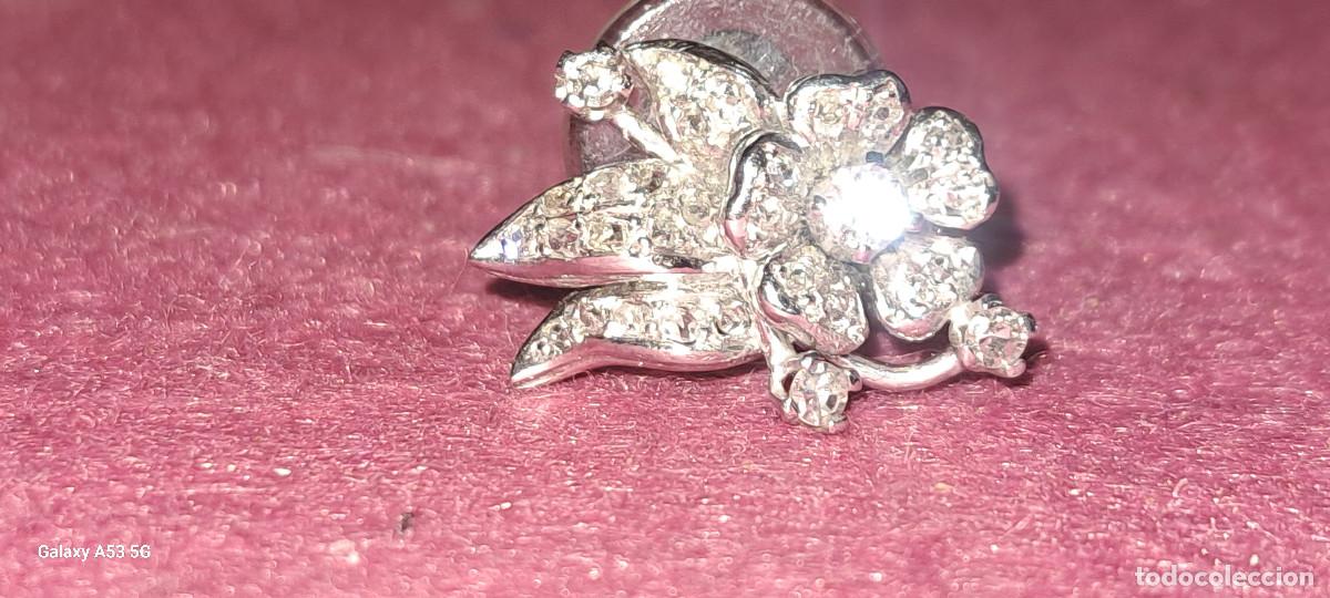 Joyeria: ANTIGUOS PENDIENTES DE PLATINO Y DIAMANTES - ref. 101 - Foto 3