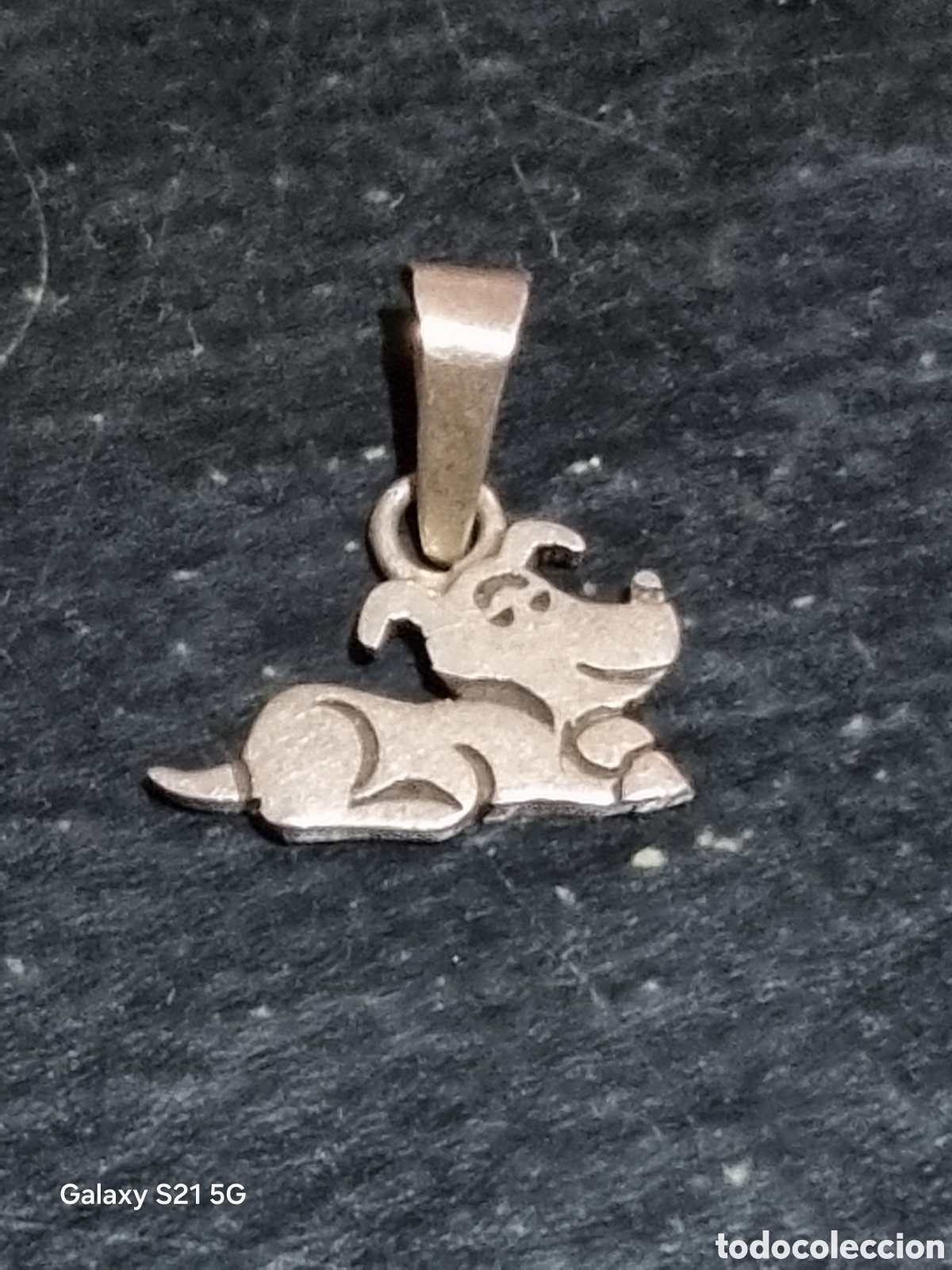 Joyeria: PEQUE&Ntilde;O COLGANTE DE PLATA PERRO - Foto 1